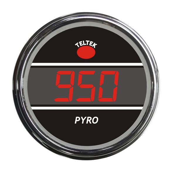 Truck Pyrometer Smart Teltek Gauge Red