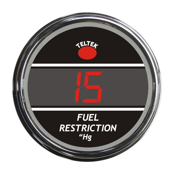 Truck Fuel Restriction Smart Teltek Gauge Red