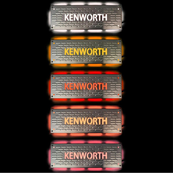 Kenworth LED Aluminum Step Plate Deafult