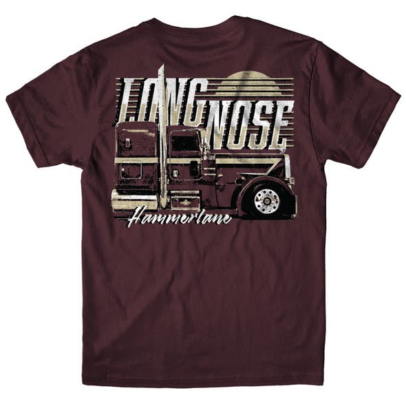 Long Nose Hammer Lane T-Shirt Back