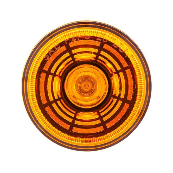 2 1/2" 4 LED Clearance Marker Abyss Light - Amber On