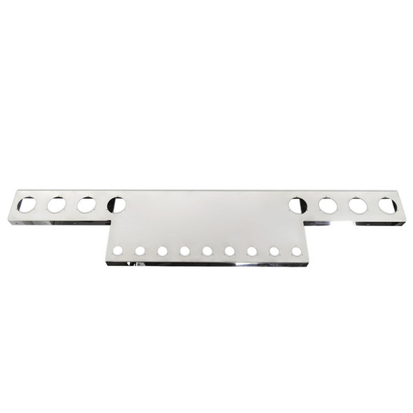 45" Wide Universal Rear T-Bar & Panel With 4" & 2" Light Cutouts