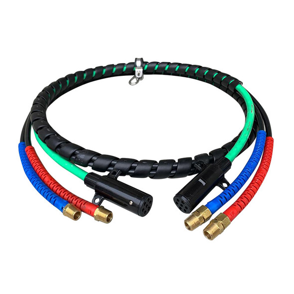 3-in-1 Air Brake Electrical ABS Intelli-Flex Combo Line With Nylon Plugs