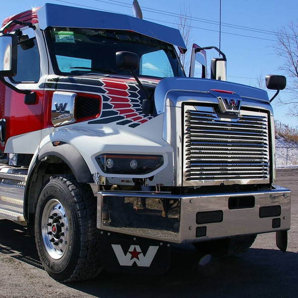 Western Star 49X Short Hood Front Grill (Front View)