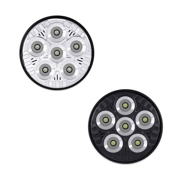 5" Round High Powered Spot Beam Legacy Series Replacement LED Work Light - Both