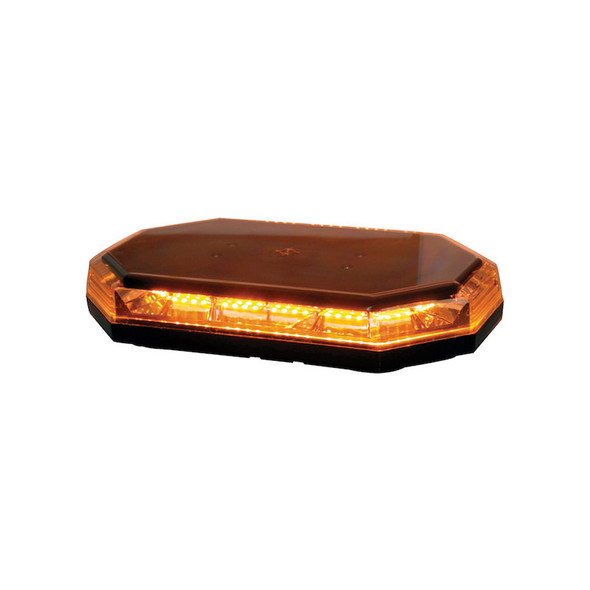 15" Octagonal Amber LED Mini Light Bar - Amber/Amber