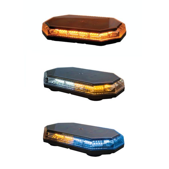 15" Octagonal Amber LED Mini Light Bar - Main