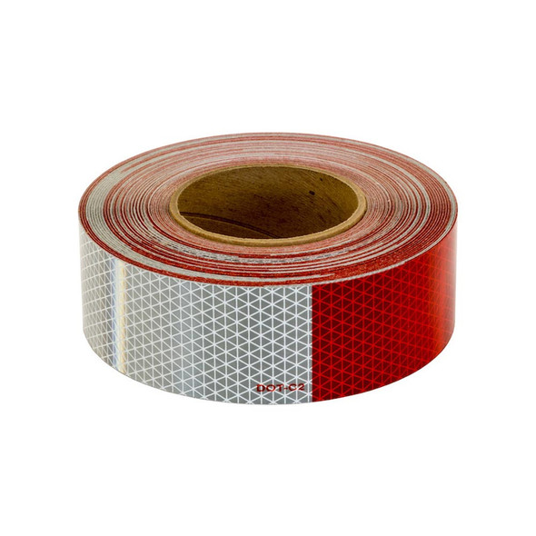 DOT Conspicuity Tape Straight Truck Application Red White 150' Roll