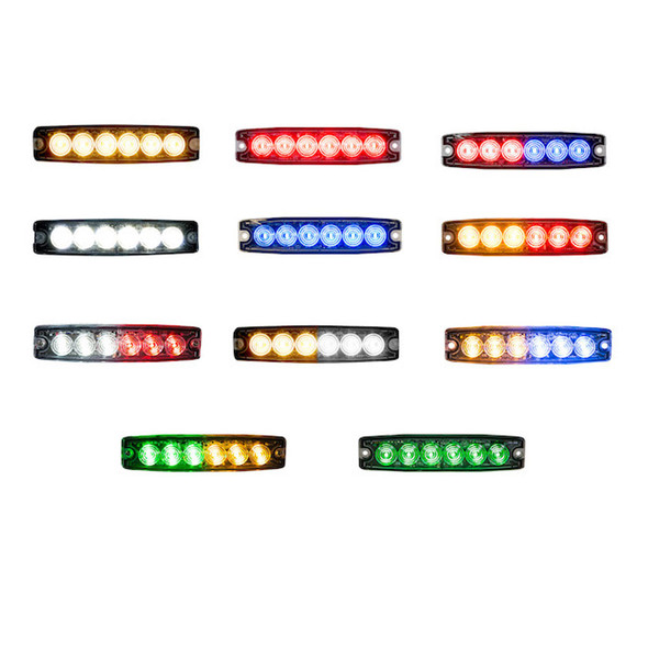 5" Ultra Thin Dual Color LED Strobe Lights