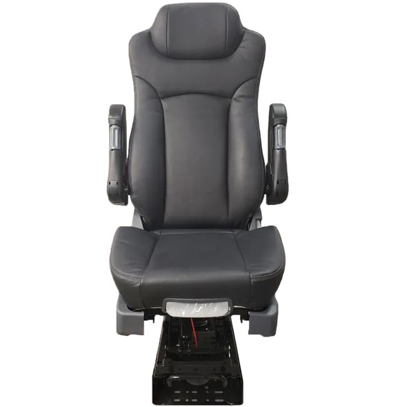 Prime TC400 Series Air Ride Suspension Genuine Leather Truck Seat With Arm Rests - Default