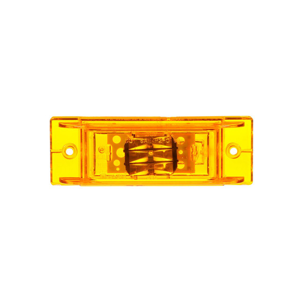 2" x 6" Rectangular 21 Series Fit 'N Forget Yellow LED Clearance Marker Light 21275Y 1