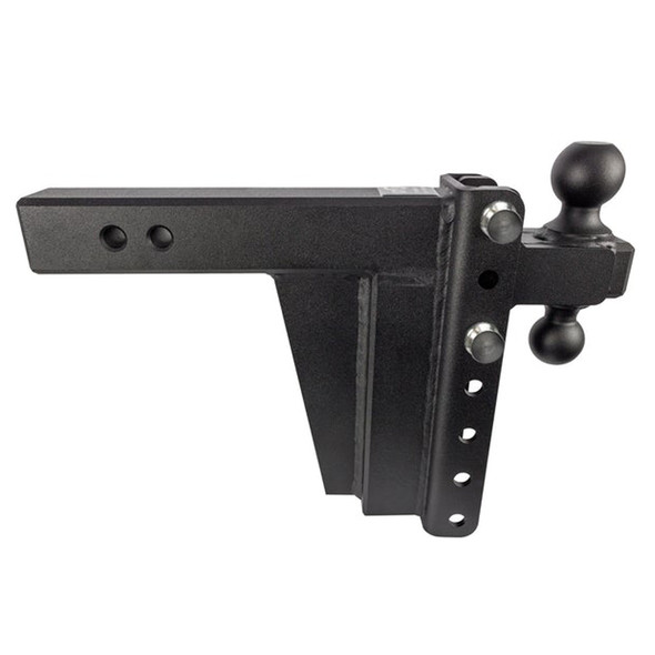 2.5" Extreme Duty Adjustable 8" Drop Hitch By BulletProof Hitches- Side