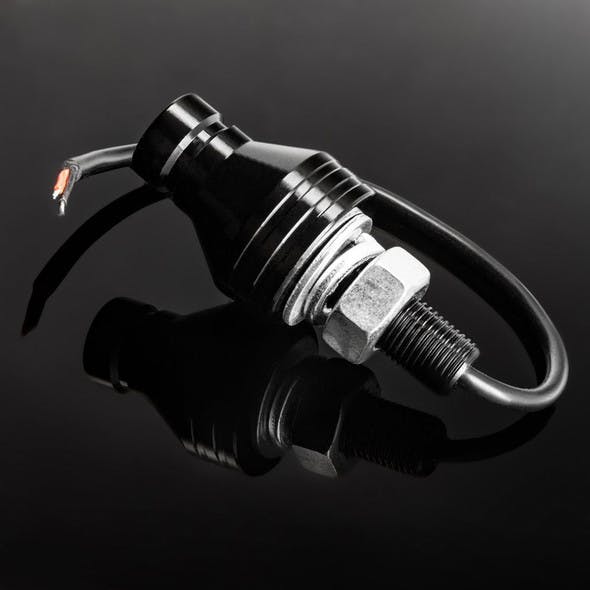 Off Road Heavy Duty LED Whip Quick Disconnect Attachment By Oracle Lighting  Black Background