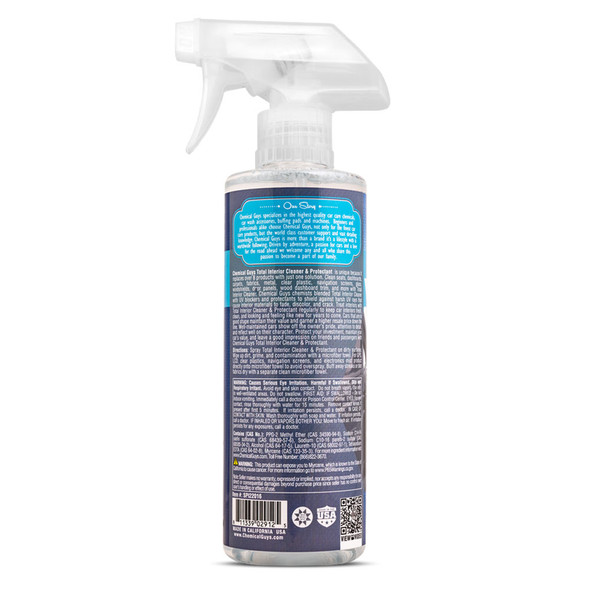 Chemical Guys Total Interior Cleaner and Protectant - Back