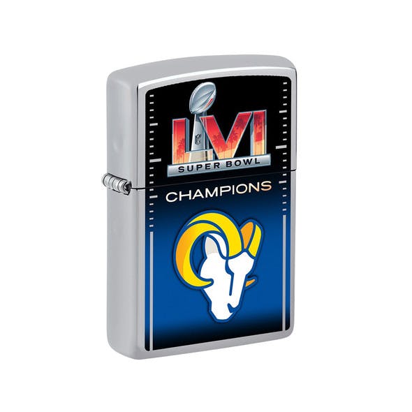 Zippo NFL Los Angeles Rams Super Bowl Champions LVI Windproof Lighter - Side 