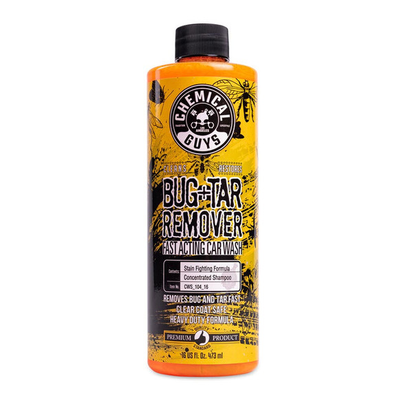 Chemical Guys Bug and Tar Remover Heavy Duty Car Wash Shampoo - Front