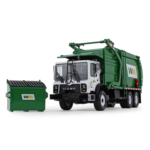 Mack TerraPro Waste Management With Wittke Front Loader & Bin Replica 1/34 Scale - Main