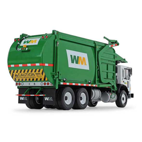 Mack TerraPro Waste Management With Wittke Front Loader & Bin Replica 1/34 Scale - Back
