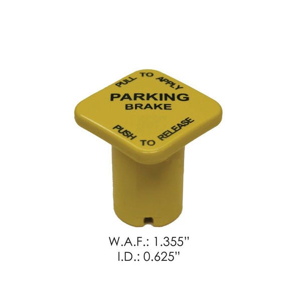 Yellow MV3 Air Valve Knob R955298818N - Measurements