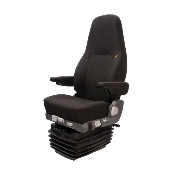 Isringhausen Seats Deluxe Wide Truck Seat - Black Angled