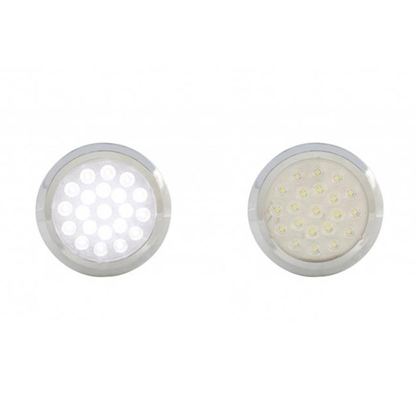 High Power LED Dome Light With Bezel