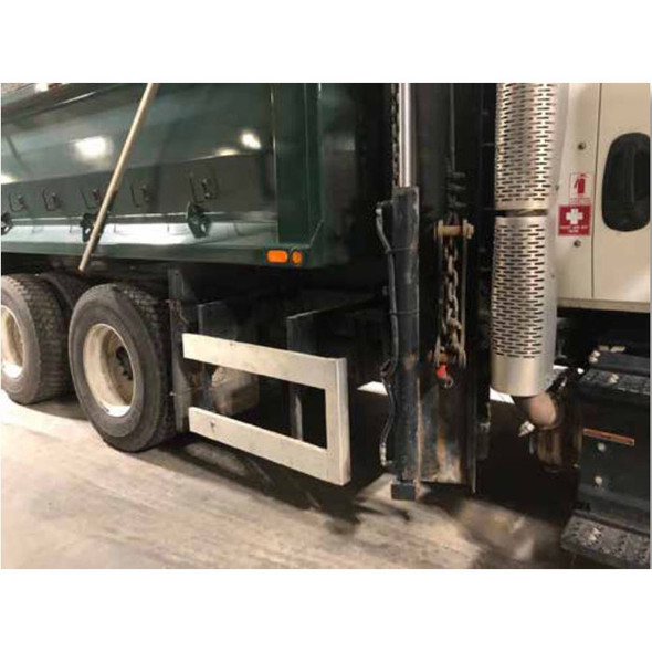 Universal Semi-Truck Side Guard Pair - Installed