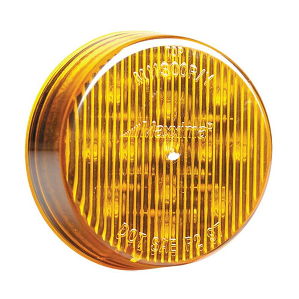 2 1/2" Round Clearance Marker LED Light by Maxxima - Amber