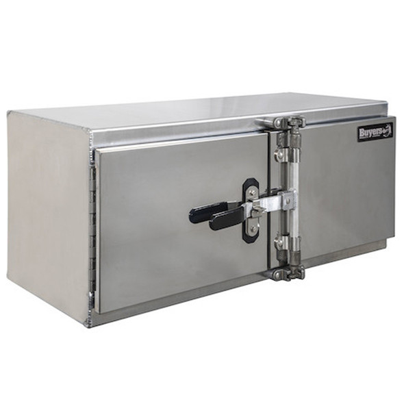 Smooth Aluminum Cam Lock Underbody Tool Box with Stainless Steel Doors - Default