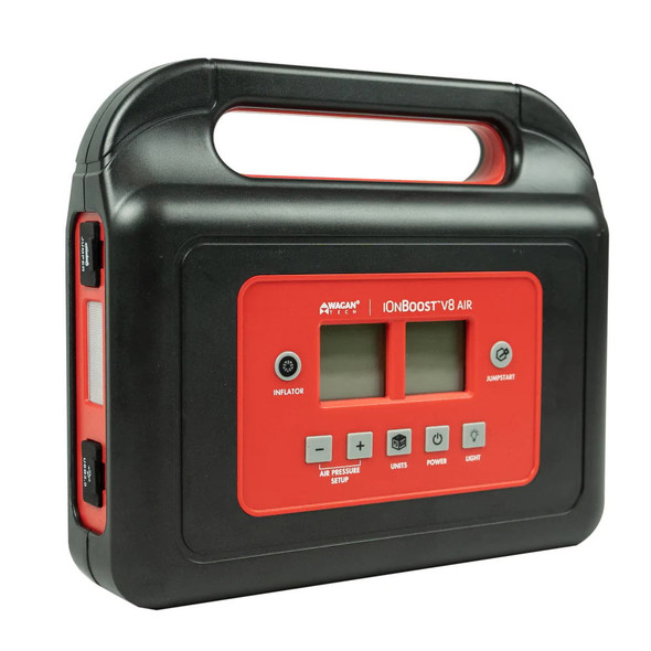 iOnBoost™ V8 Air Compressor And Jump Starter By Wagan Tech - Angled Right