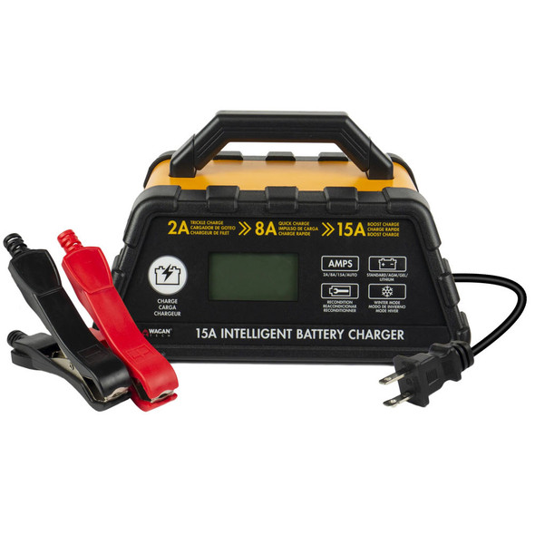 15 Amp Intelligent Battery Charger By Wagan Tech - Main