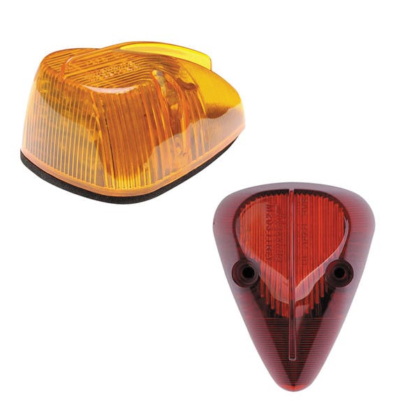 15 LED Triangular Bus Cab Combination Clearance Marker Light By Maxxima