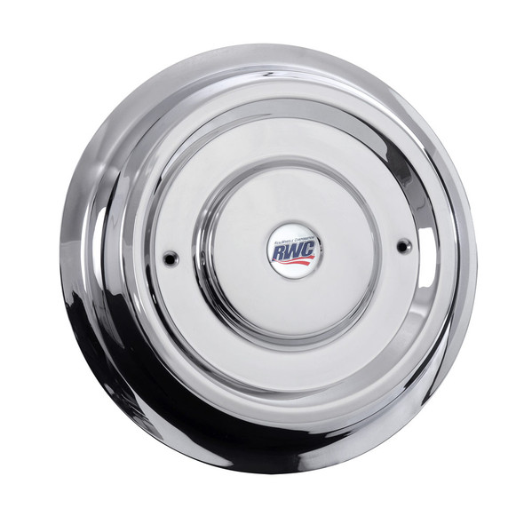 Stainless Steel Smooth Cover-Up Hub Cover Kit - Front