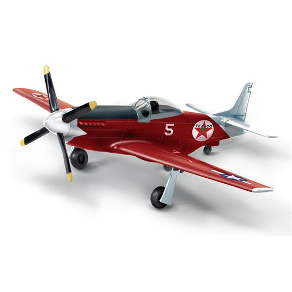 1945 Texaco North American P-51D Mustang Regular Edition In Red Fuel For Victory Replica 1/44 Scale