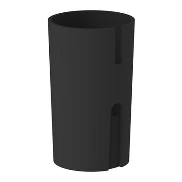 Universal Lower Black Plastic Gearshift Knob Cover - Matte Black