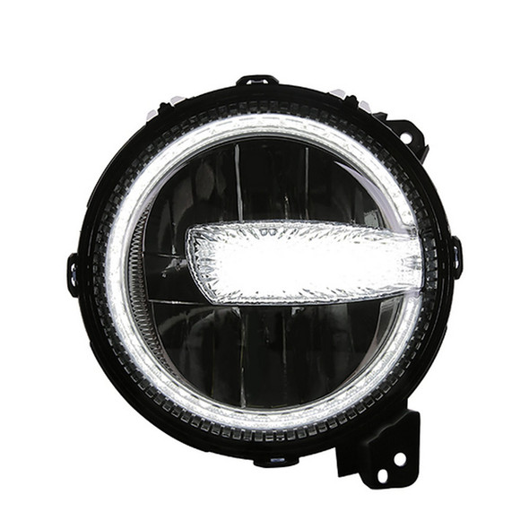 9" Round LED View Light On
