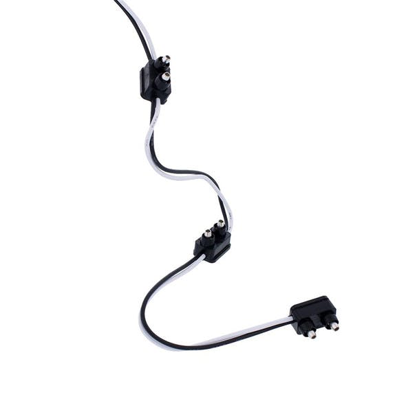 2 Prong Plug Wiring Harness With 5 Plugs & 7" Lead - 3 Plugs