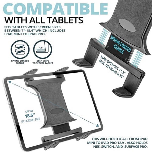 3.5" Handle Bar 20 Series Tablet Mount Compatible