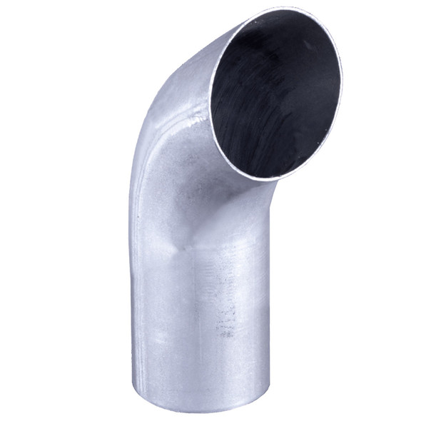 4"x 12" Curved Aluminized Exhaust Stack