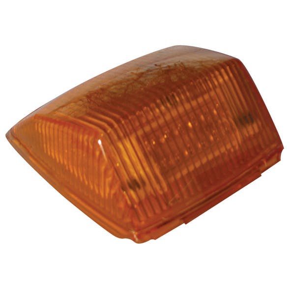 Square Cab 42 Diode Amber LED Light with Amber Lens