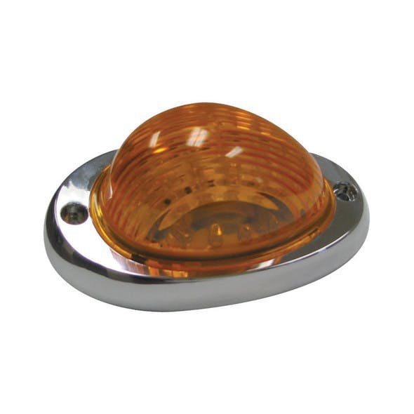 Freightliner Sleeper Amber LED Bubble Light With Amber Lens