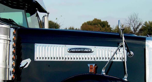 Freightliner Louvered Hood Trim For Freightliner By RoadWorks