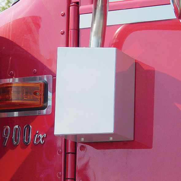 International 9900I Cab Lower Mirror Bracket Box Covers By Roadworks