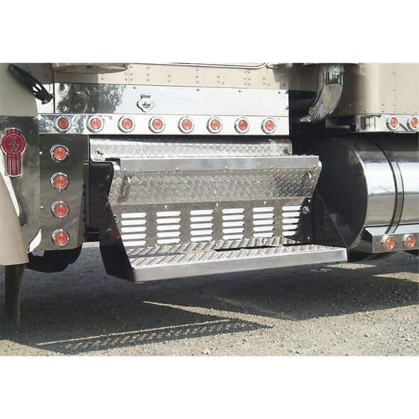 Kenworth W900L Louvered Toolbox Cover 39 1/2"