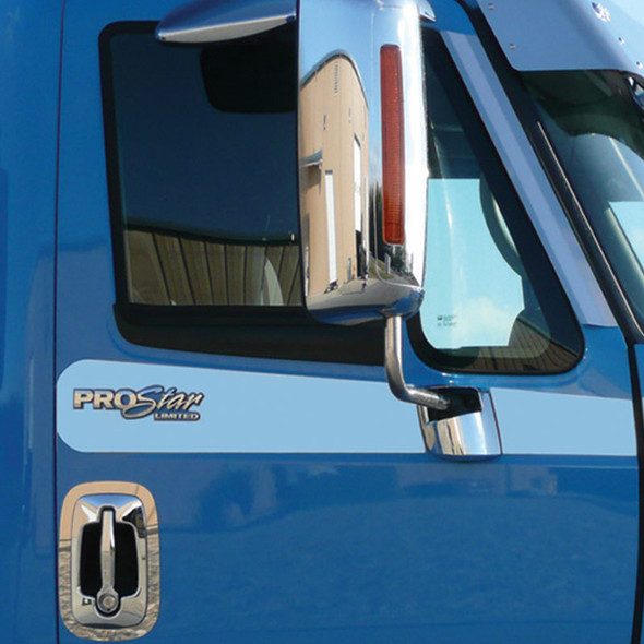 International Prostar Limited Under Window Logo Trims On Truck