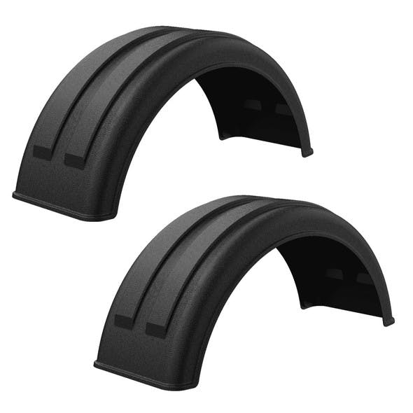 Minimizer Poly Truck Fenders For Single Tire 161200 Series - Black