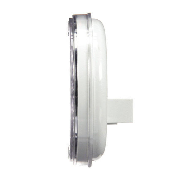 LED Signal Round Clear Red Lens Side View