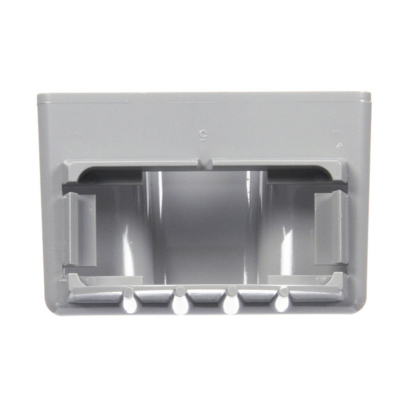 Grey License Mounting Bracket Front View