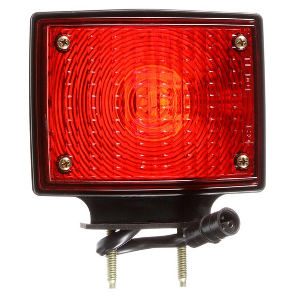 Model 70 Double Face Turn Signal LH Black 70356 Red Side