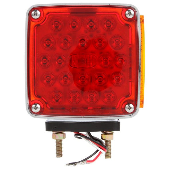 Signal- Stat LED Square PED,RH 2 Stud 2758 Red