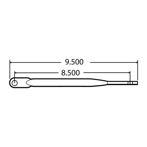 180 Degree Universal Side Extension Mounting Arm 97731 - Measurements